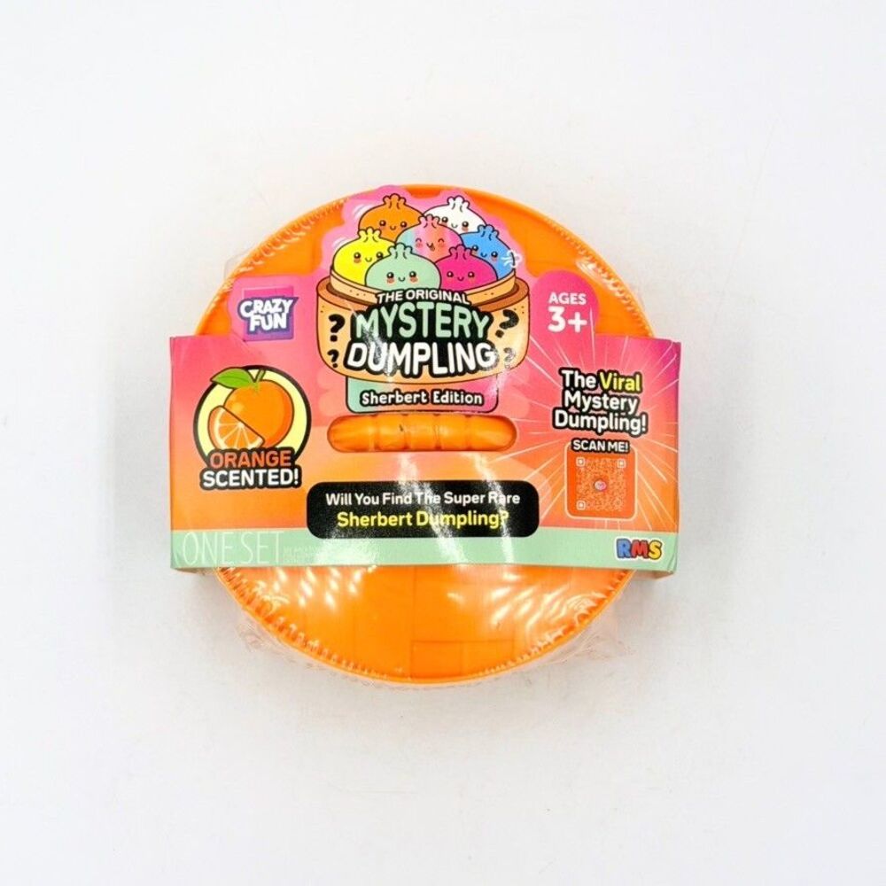 New Sealed Mystery Dumpling Sherbert Edition Orange Scented Crazy Fun Lot of One